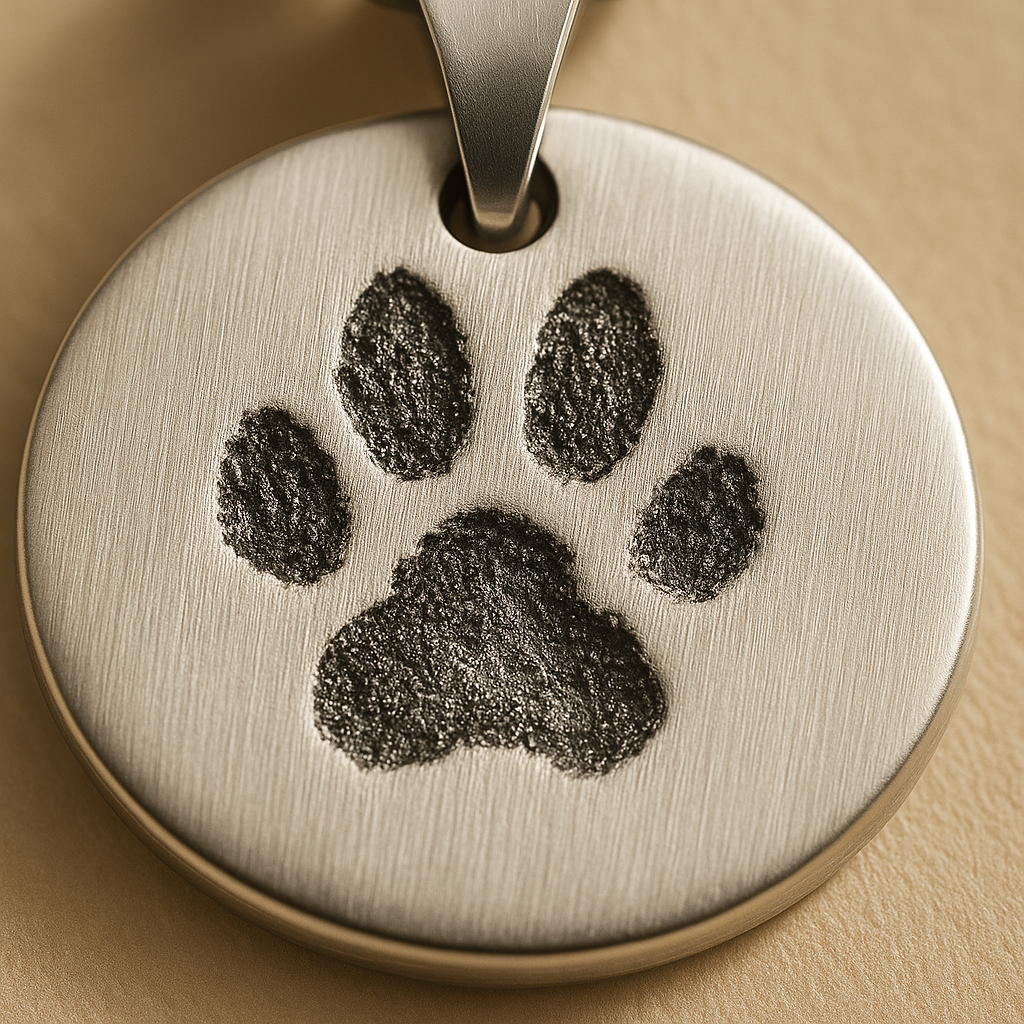 Round Paw Necklace