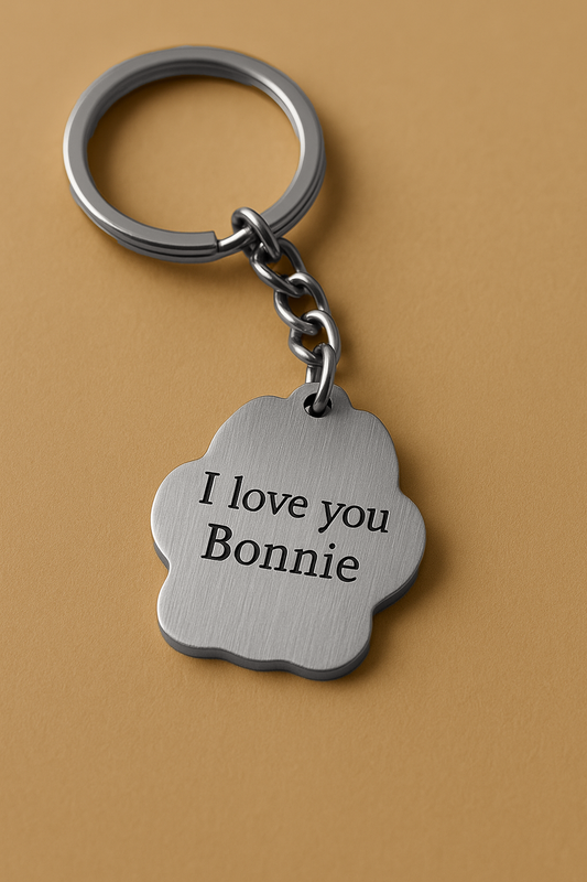 Life-Like Paw Keychain