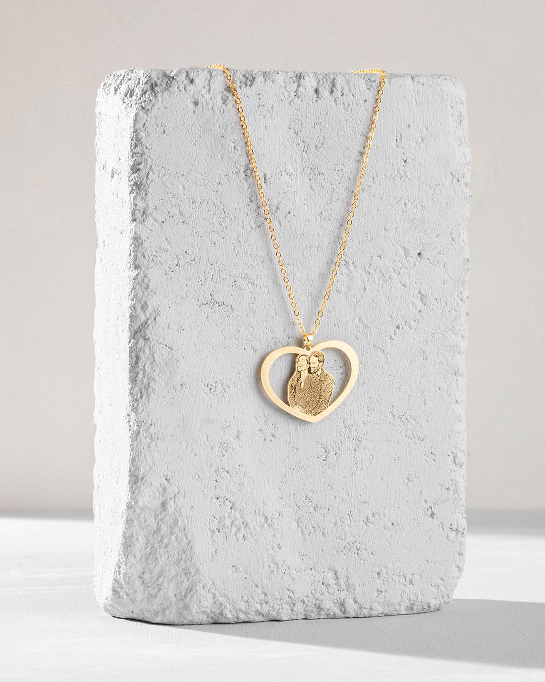 Halo Heart Necklace