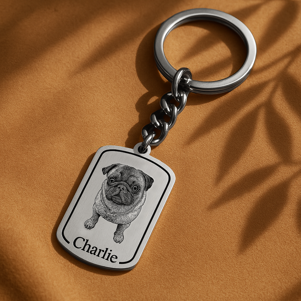 Dogtag Keychain