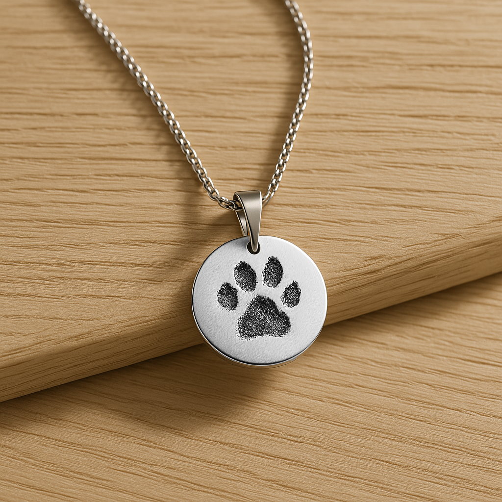 Round Paw Necklace