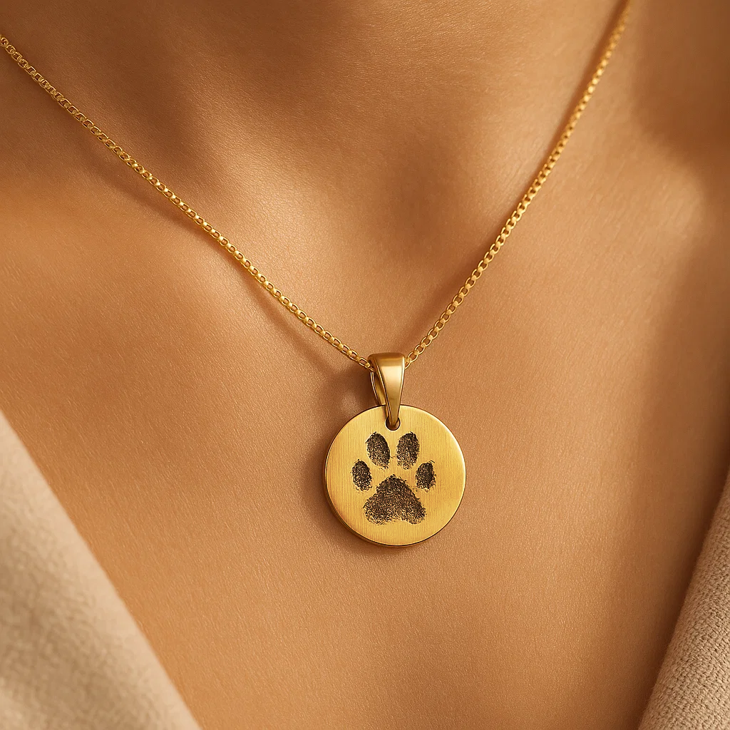 Round Paw Necklace