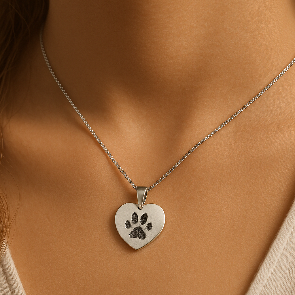 Heart Paw Necklace