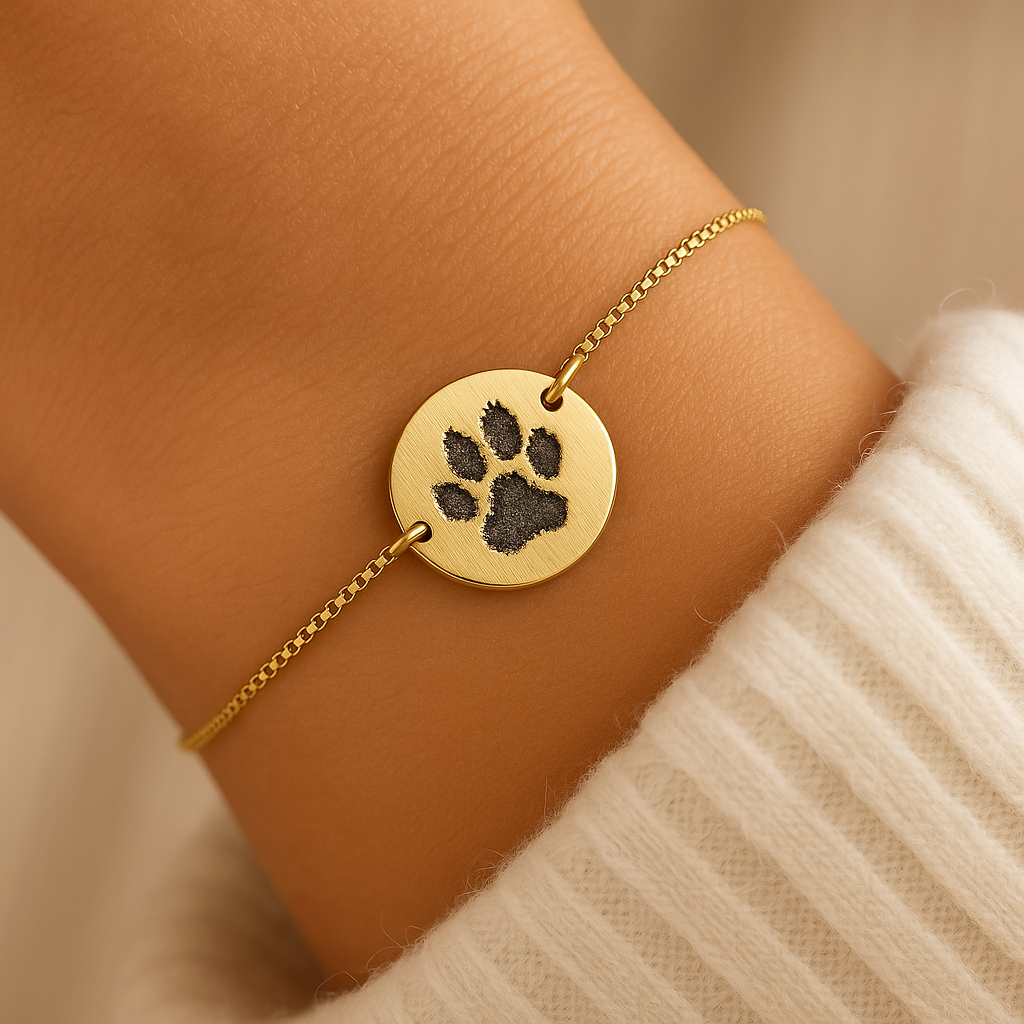 Round Paw Bracelet