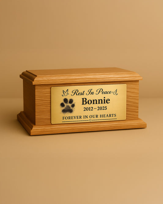Dove of Peace Oak Urn