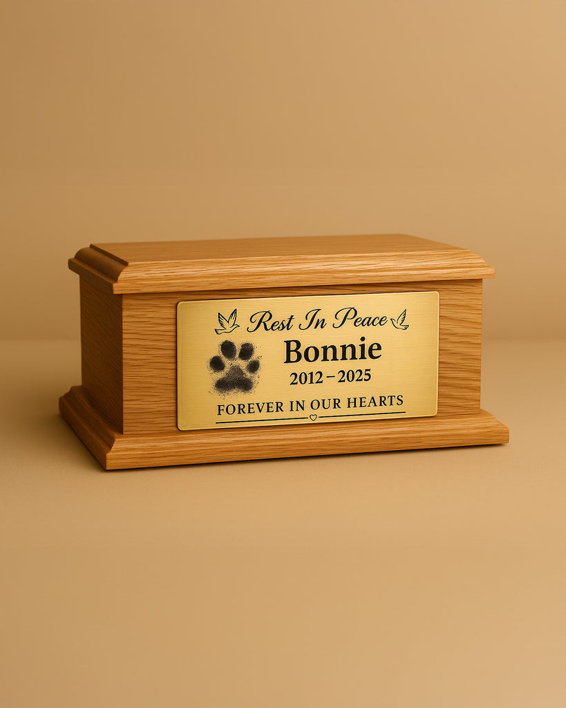 Dove of Peace Oak Urn