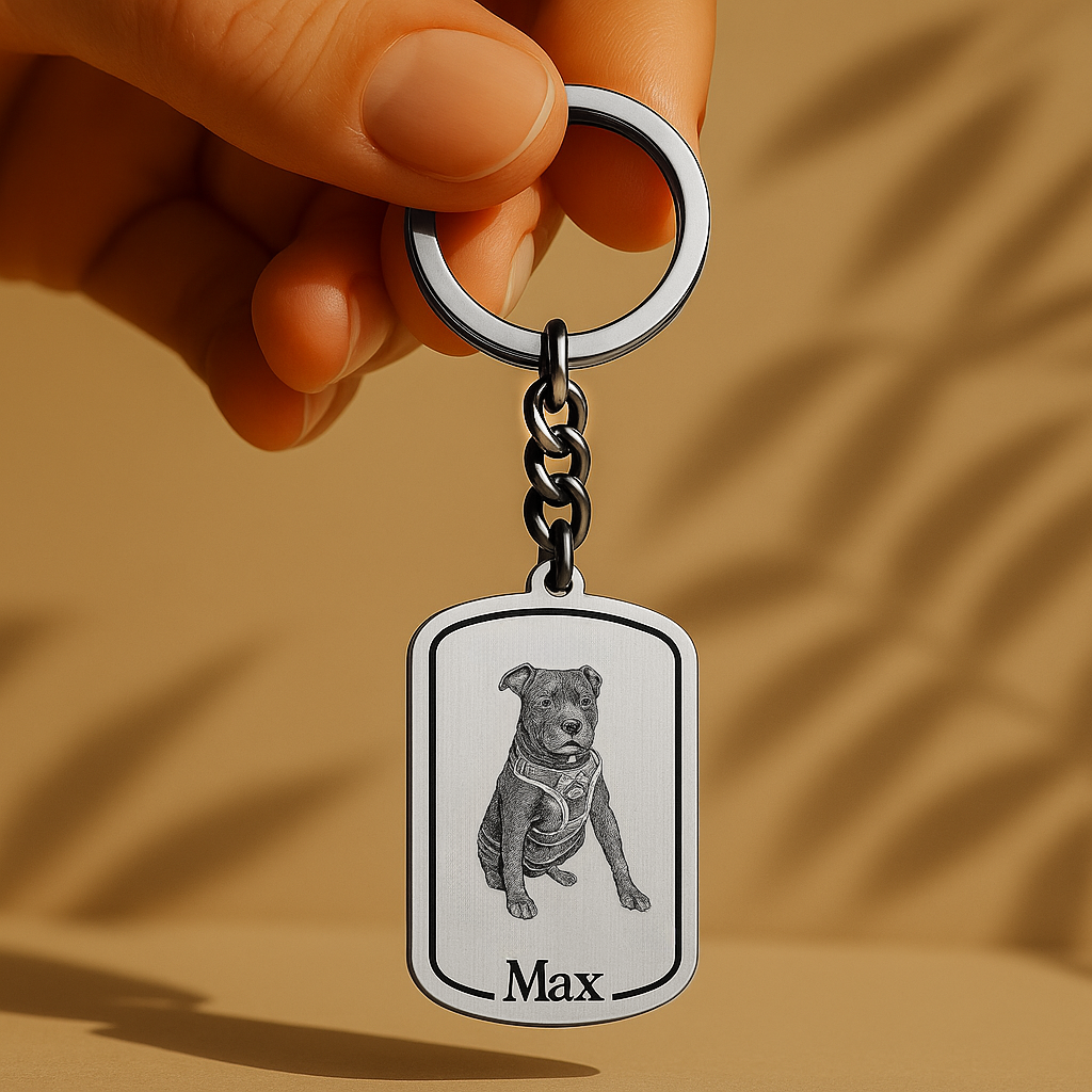 Dogtag Keychain