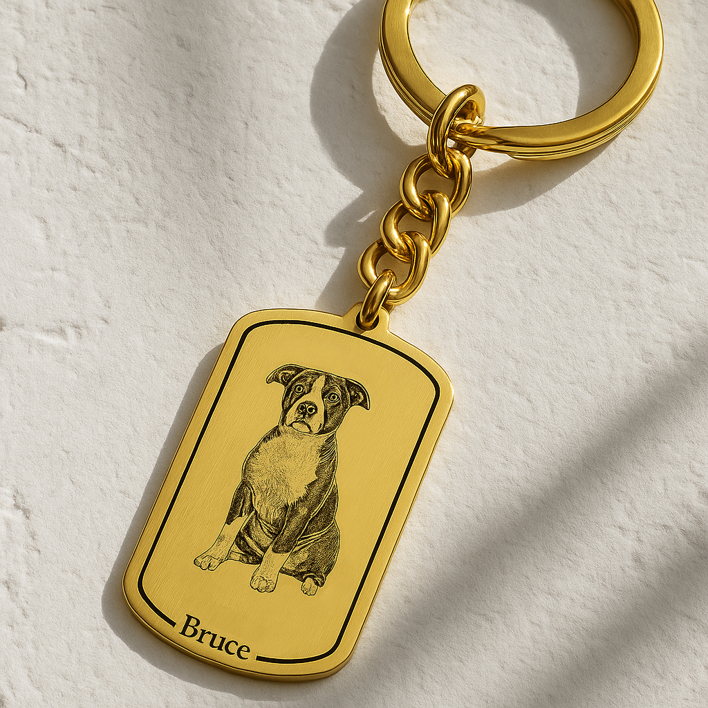 Dogtag Keychain