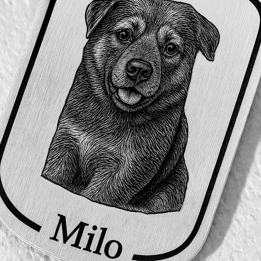 Dogtag Keychain