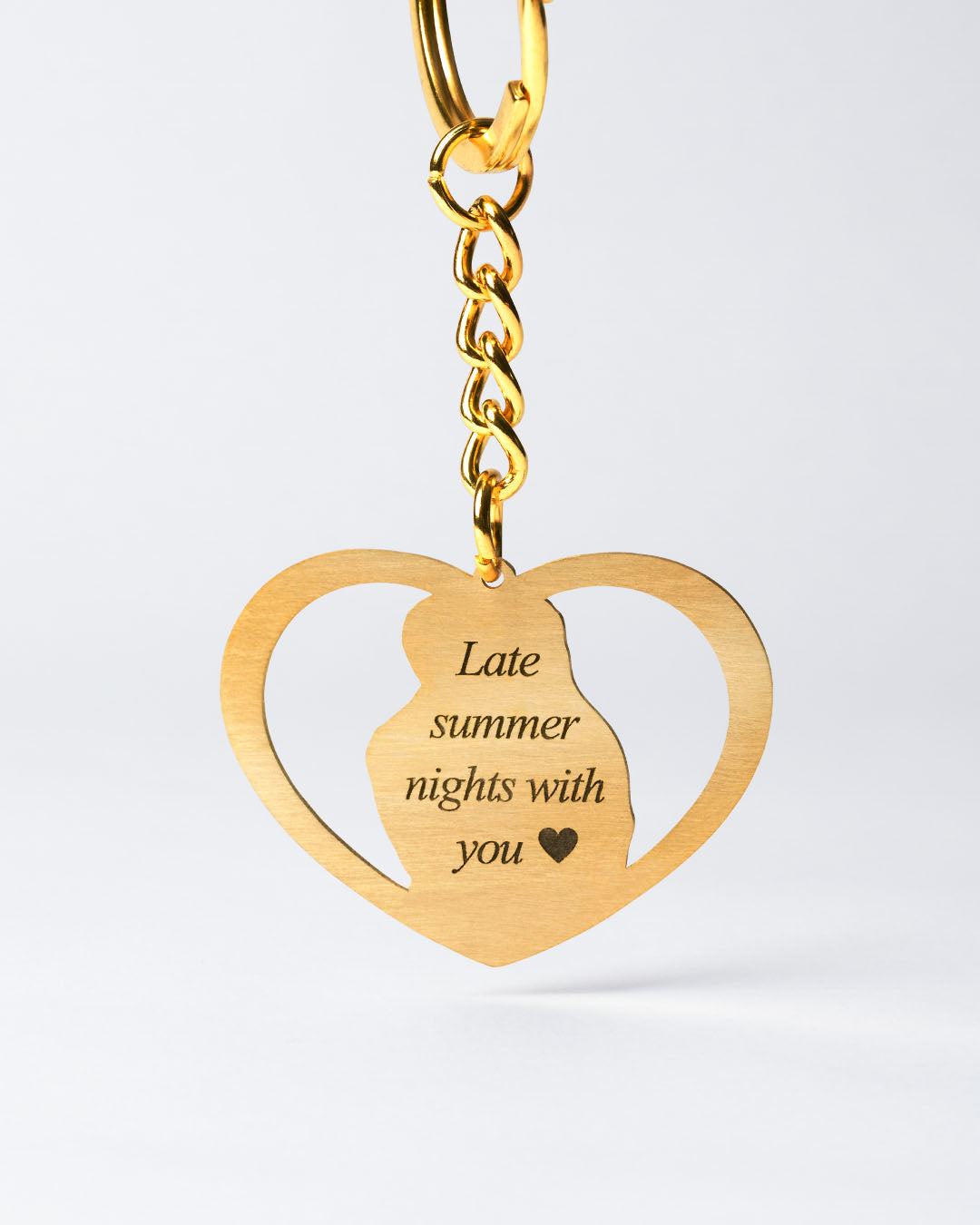 Halo Heart Keychain