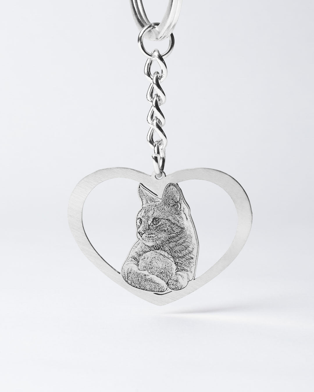 Halo Heart Keychain
