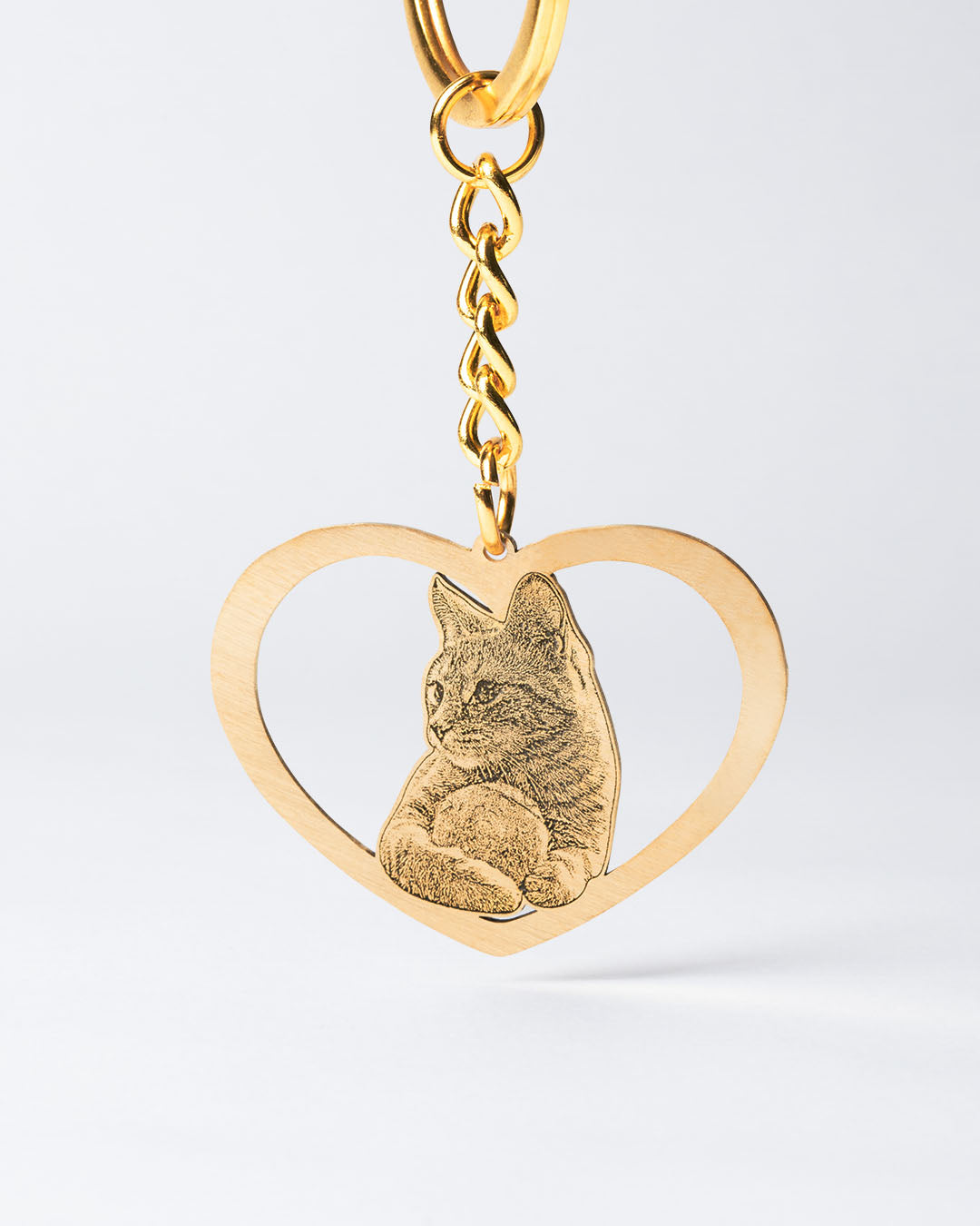 Halo Heart Keychain