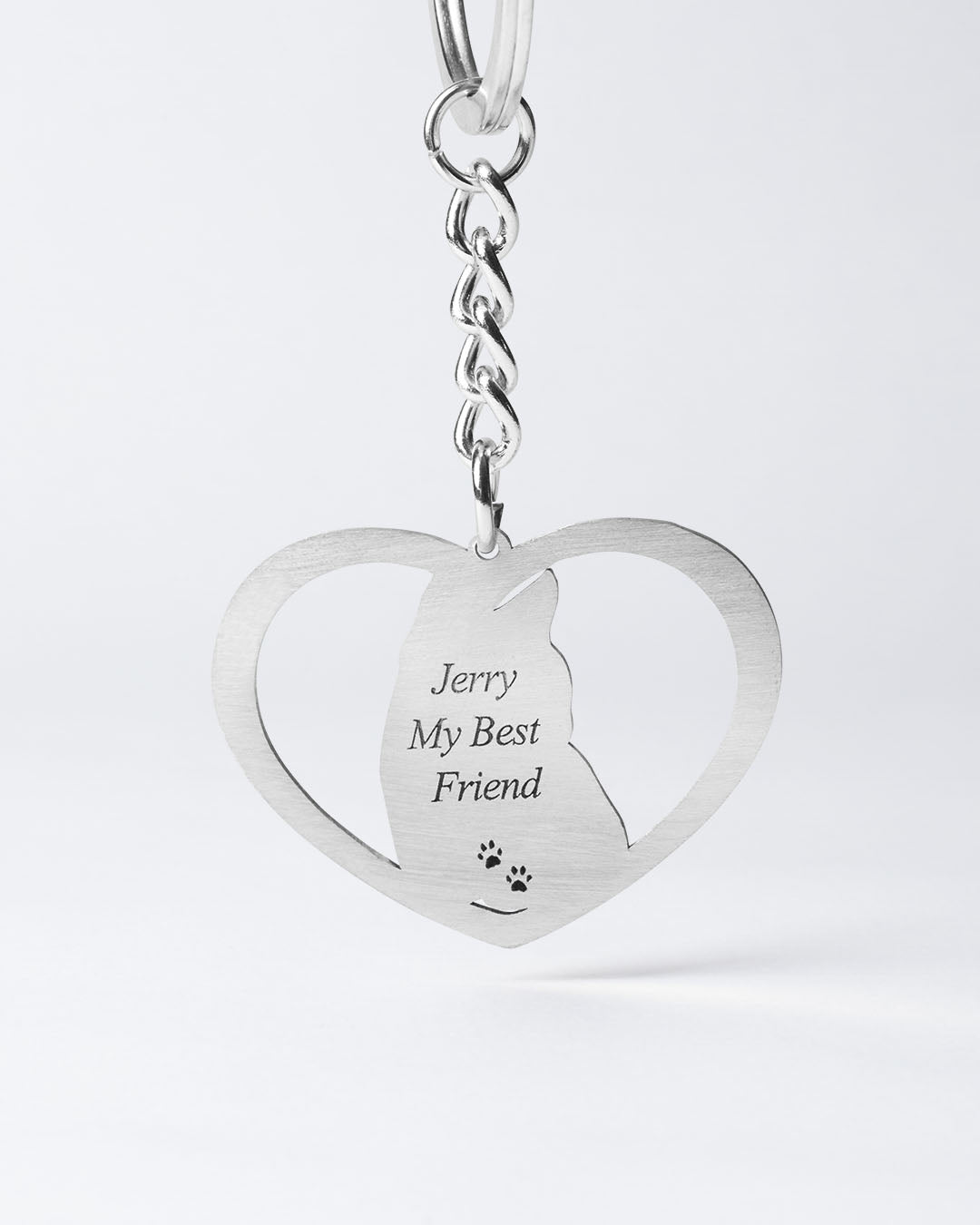 Halo Heart Keychain