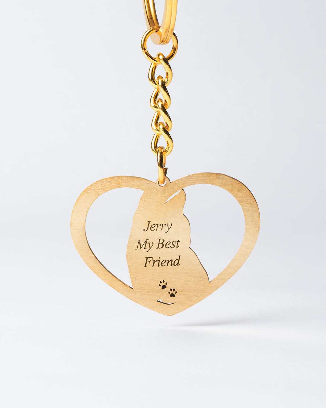 Halo Heart Keychain