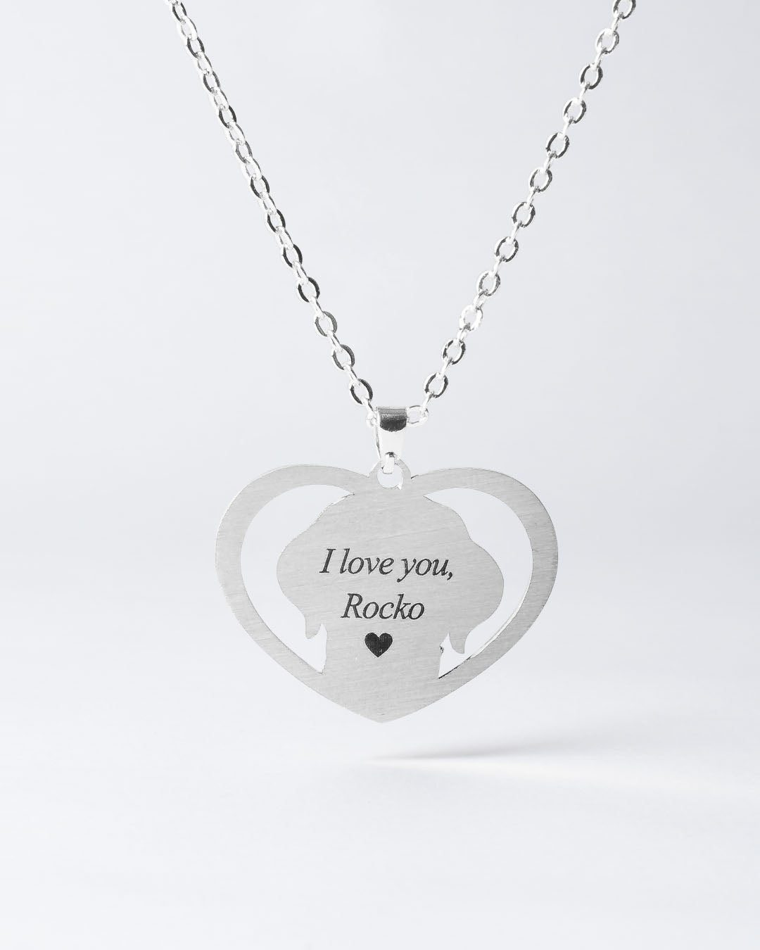 Halo Heart Necklace