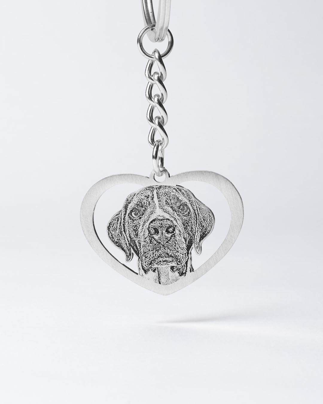 Halo Heart Keychain