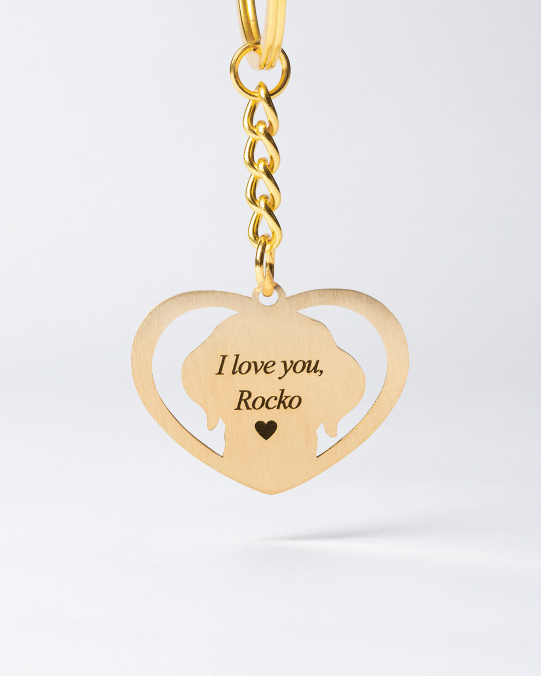 Halo Heart Keychain