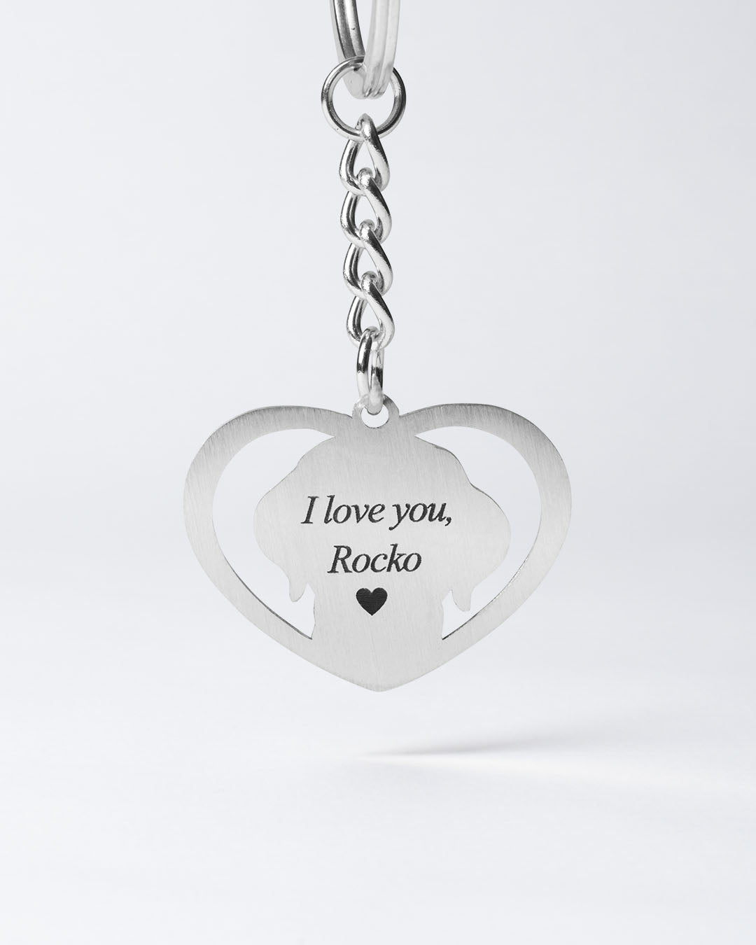 Halo Heart Keychain