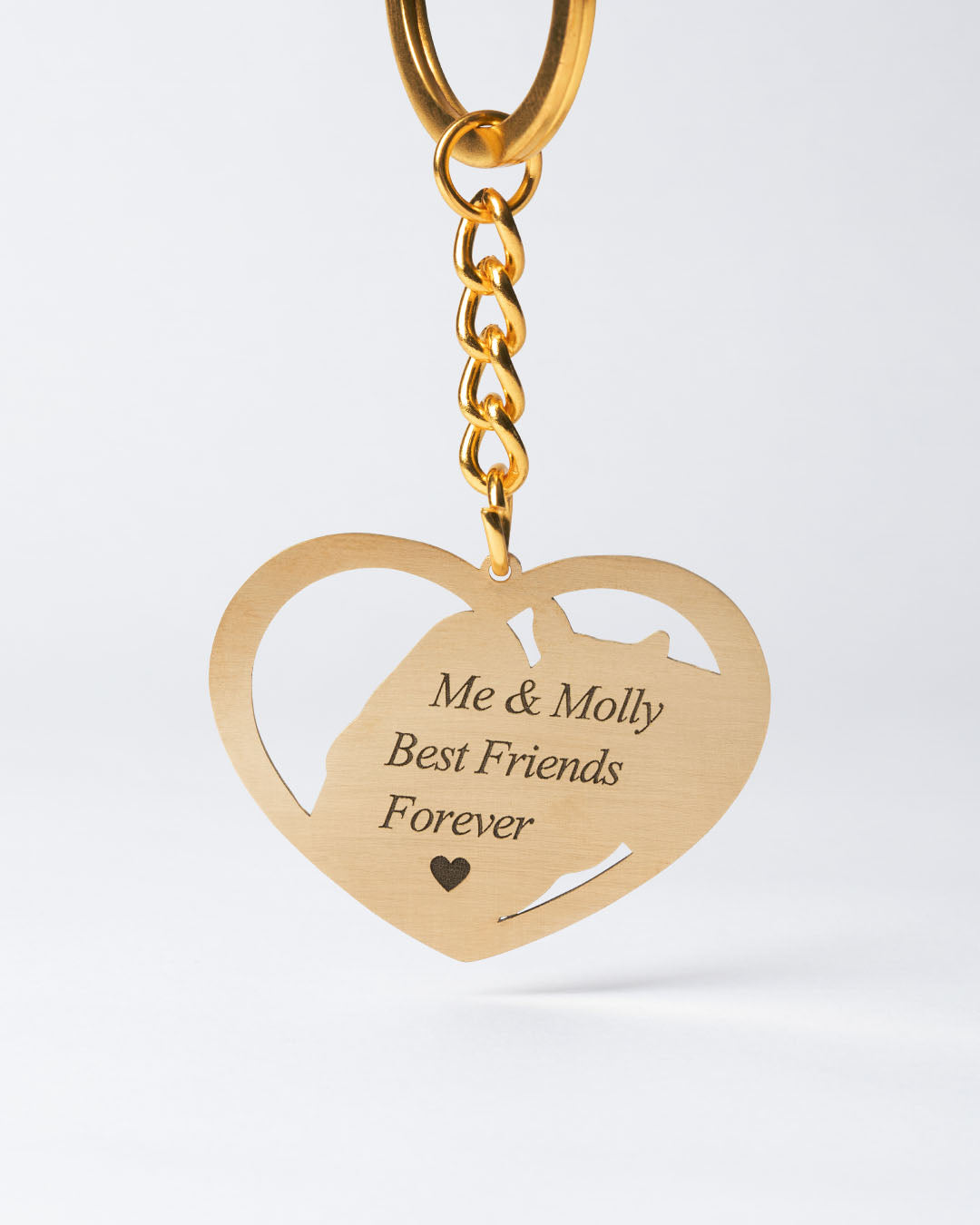 Halo Heart Keychain