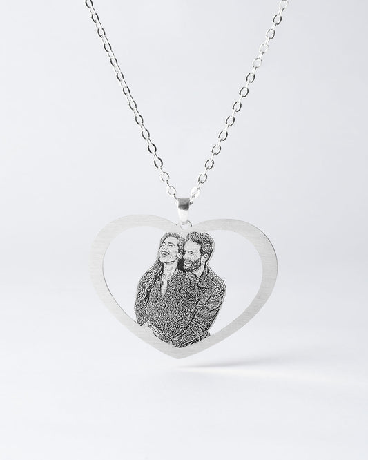 Halo Heart Necklace