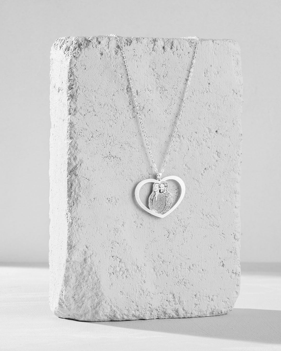 Halo Heart Necklace