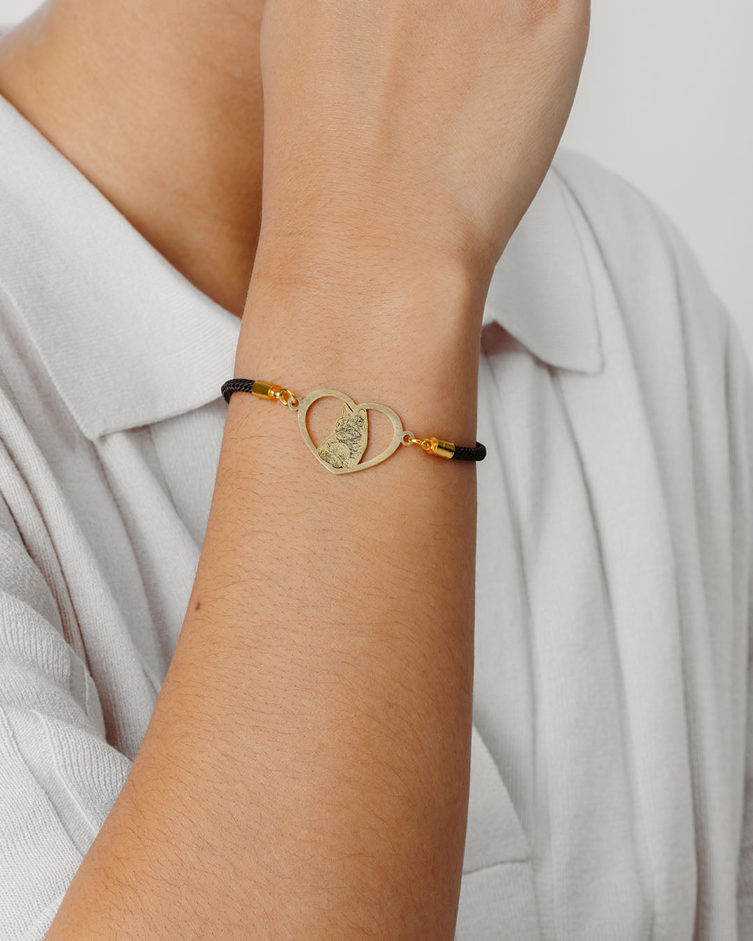 Halo Heart Bracelet