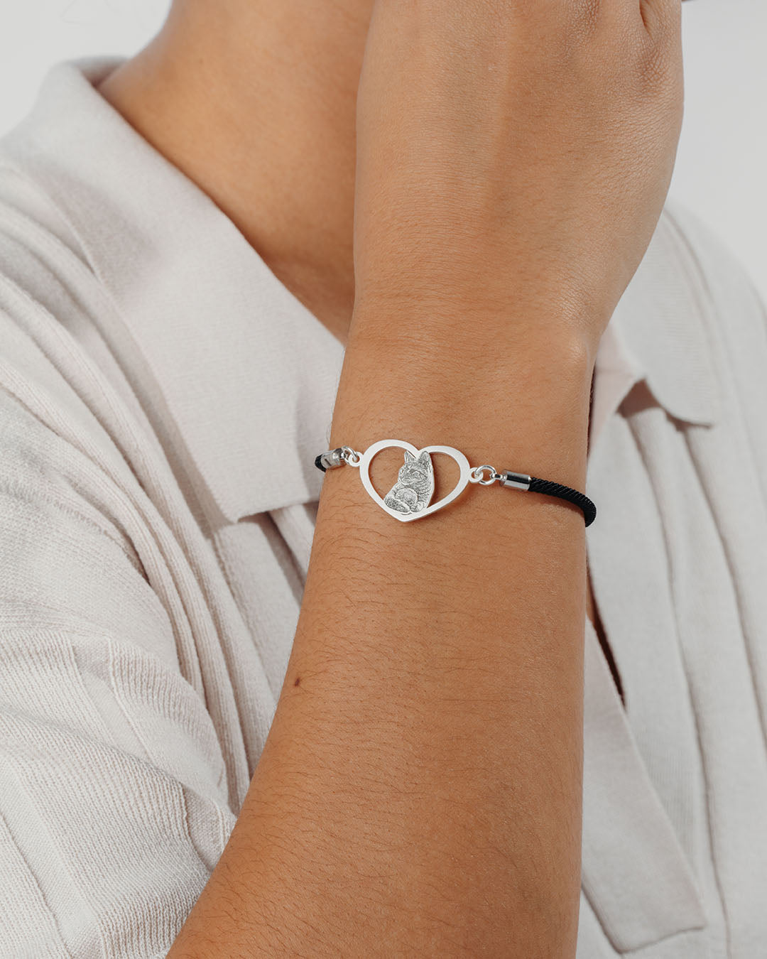 Halo Heart Bracelet