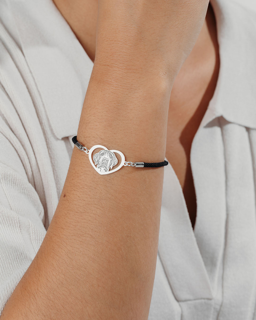 Halo Heart Bracelet