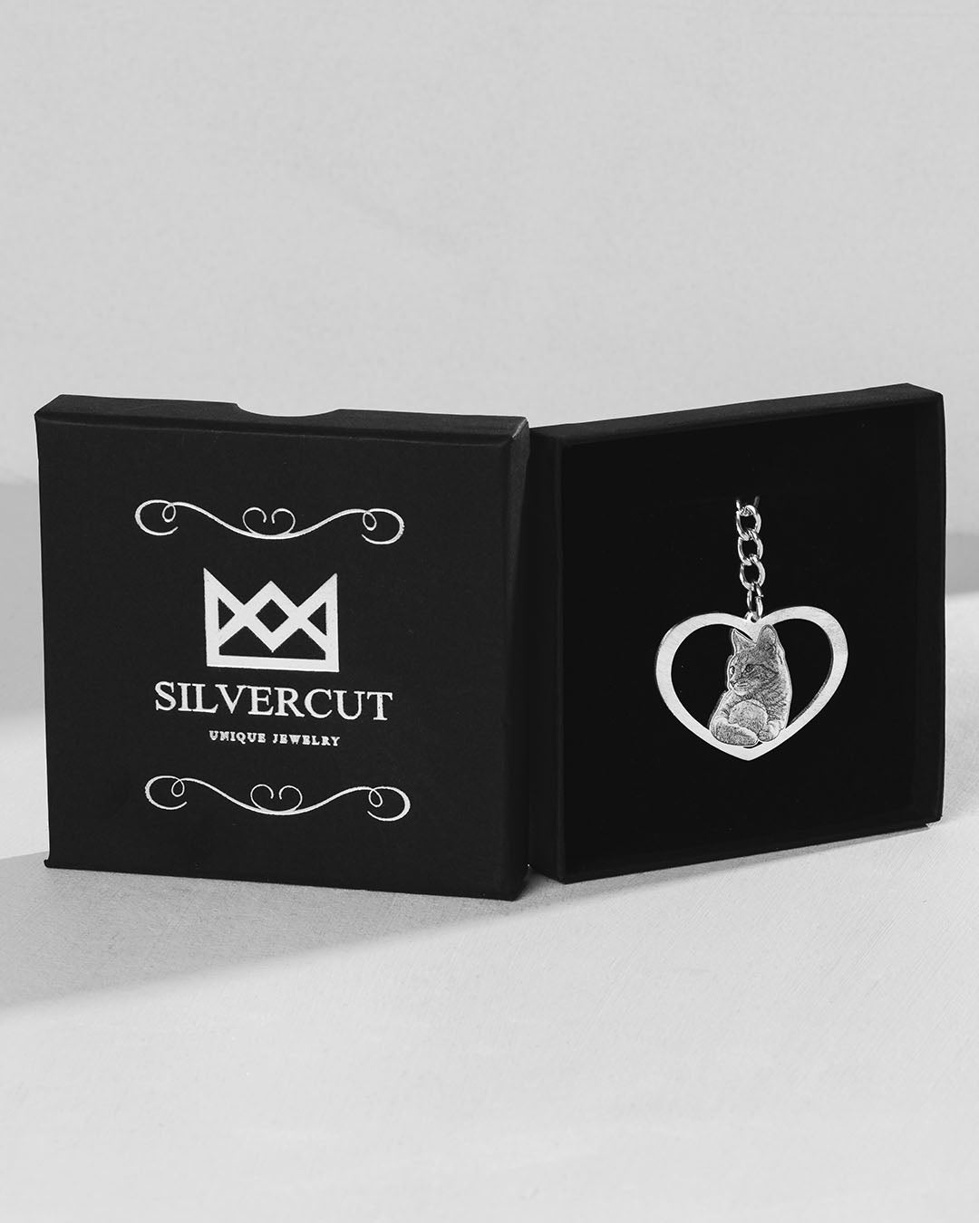 Halo Heart Keychain