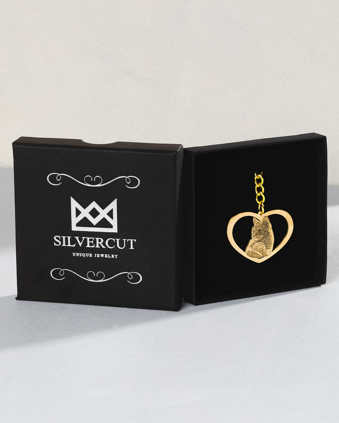 Halo Heart Keychain