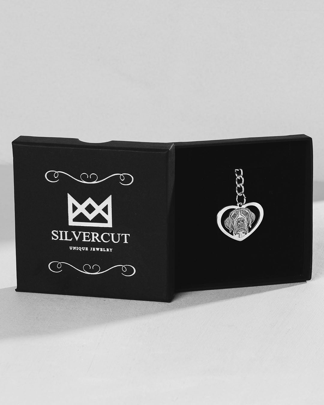 Halo Heart Keychain
