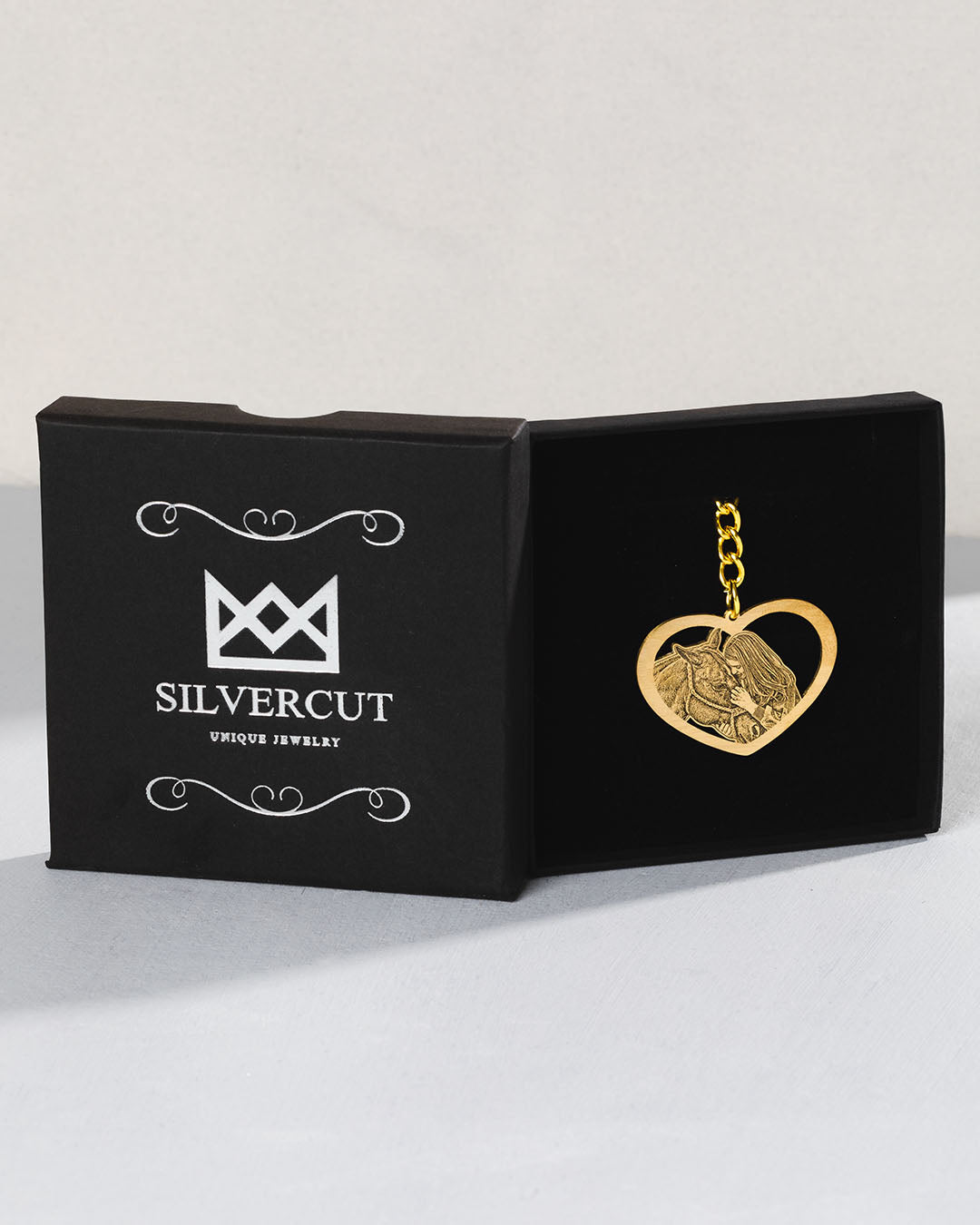 Halo Heart Keychain