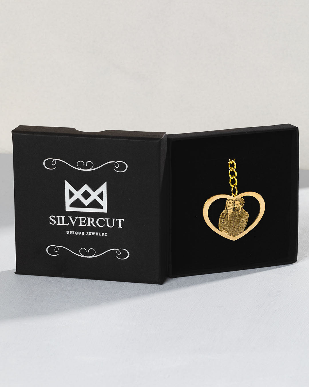 Halo Heart Keychain