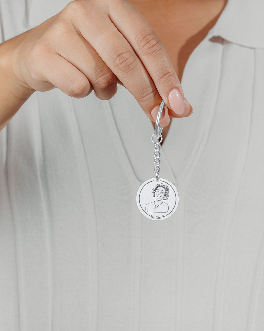 Medallion Keychain