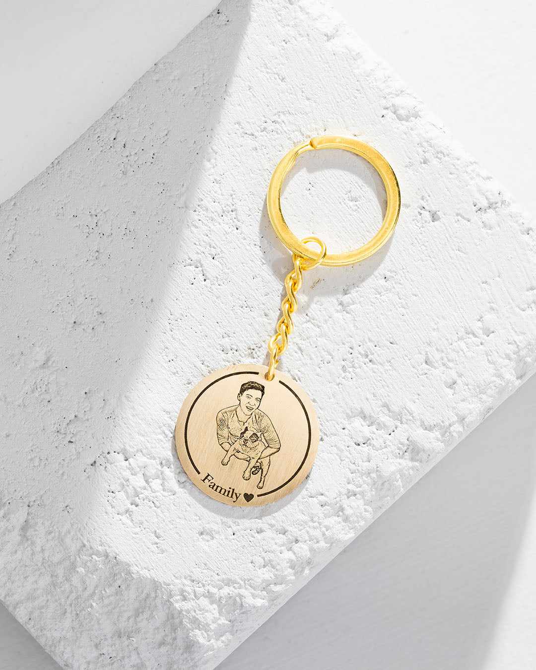Medallion Keychain