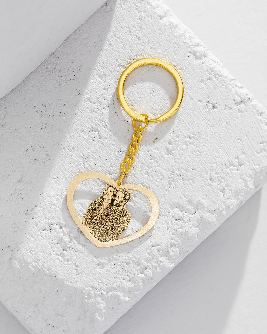 Halo Heart Keychain
