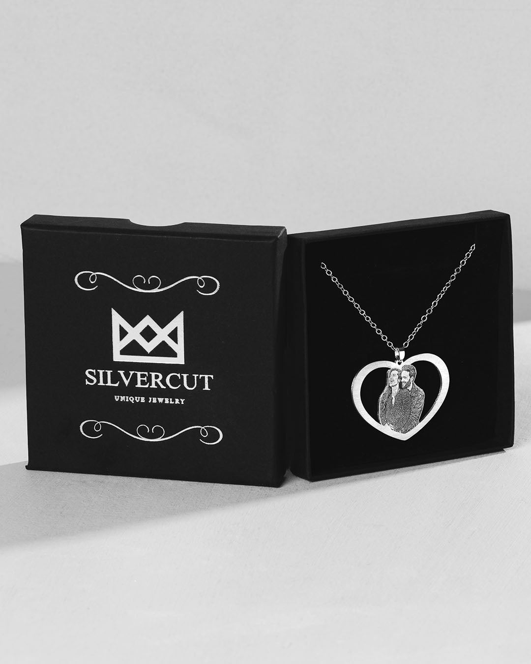 Halo Heart Necklace